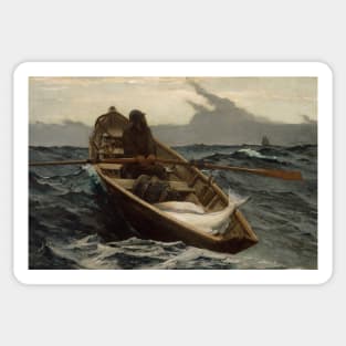 The Fog Warning by Winslow Homer Sticker